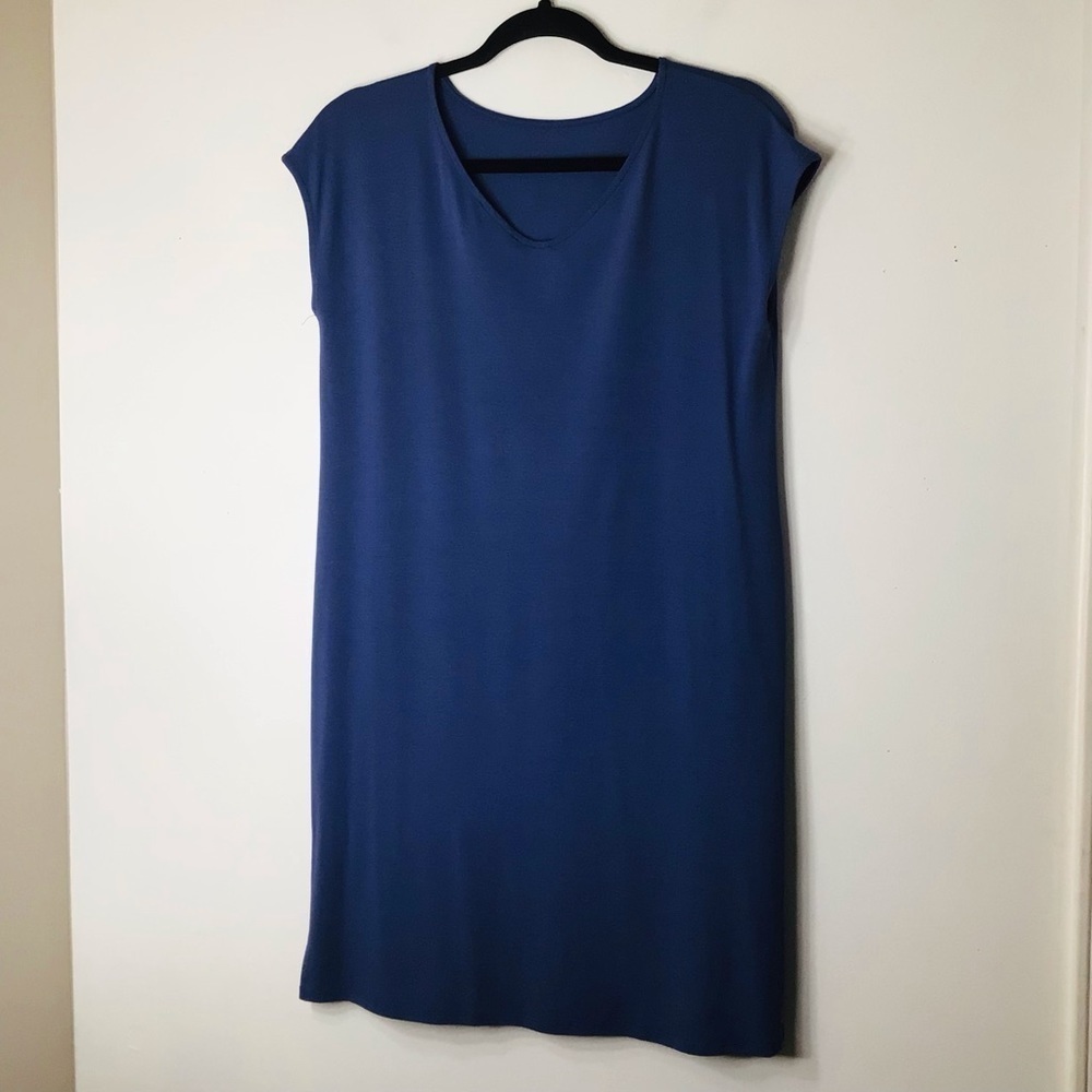 Eileen Fisher dress xxs blue